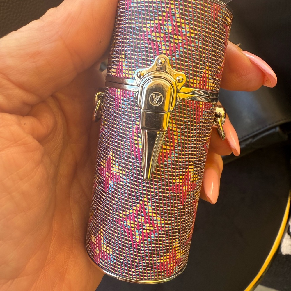 Tiny Louis Vuitton Multicolor Monogram Cylinder B… - image 5